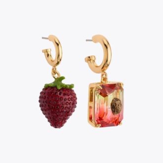 Cercei Pave Strawberry Huggie