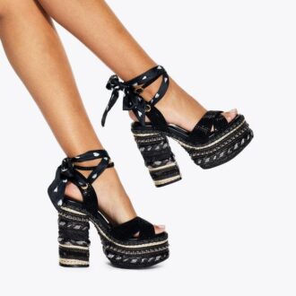 Chelsea Scarf Platform Heel