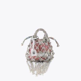 Geantă Mini Macrame Crystal