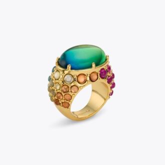 Inel oval mare Mood Ring