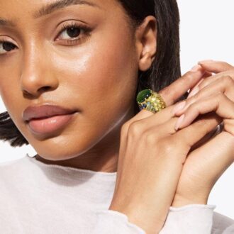 Inel oval mare Mood Ring