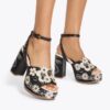 Pantofi cu platformă Flower Western