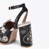 Pantofi cu platformă Flower Western