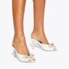 Pantofi cu toc și baretă Belgravia Stud Bow
