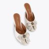 Pantofi cu toc și baretă Belgravia Stud Bow