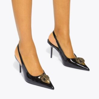 Pantofi cu toc mare Eagle Sling Back