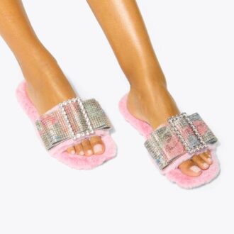 Papuci Cosy Bow Slide