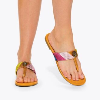 Sandale Kensington cu baretă în T